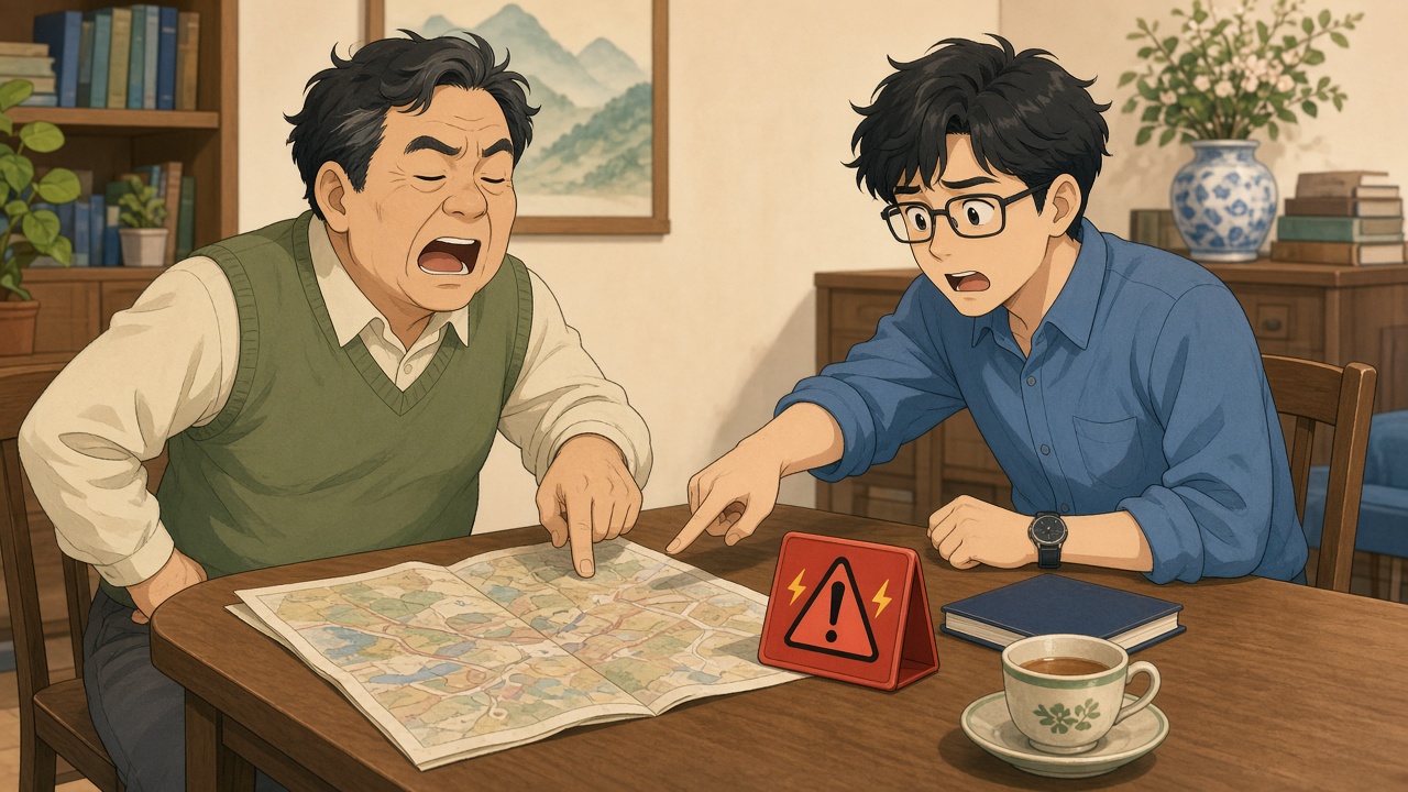 好心人指坑，仍用旧地图固执辩解